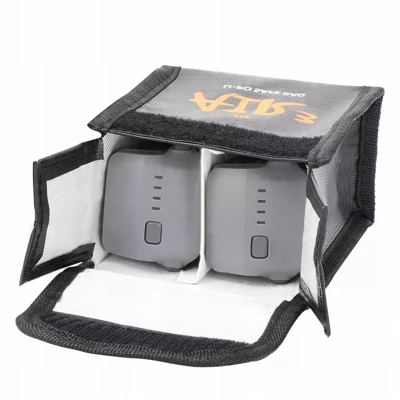 SUNNYLIFE Bolsa à prova de fogo para 2 baterias DJI Air 3 / 3S