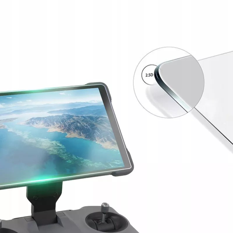 SUNNYLIFE Película protetora de ecrã em vidro temperado para comando DJI RC Pro 2 (pack de 2) - resistente a riscos, resistente a impressões digitais, dureza 9H, 0,3 mm de espessura
