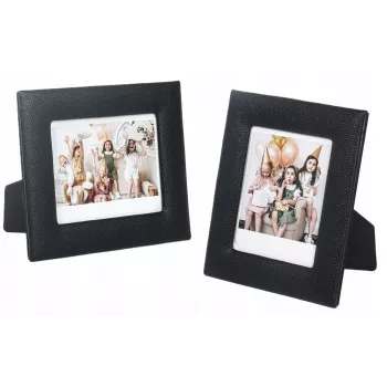 LOVEINSTANT Moldura para fotos instantâneas para Polaroid 600 Fujifilm Instax Wide 300 400 / preto