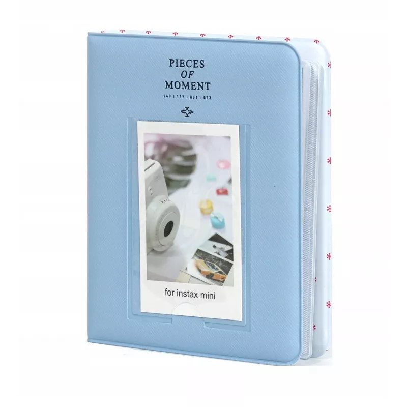 LOVEINSTANT Álbum de fotos 64 fotos para Fuji Instax Mini 13 12 11 40 41 99 Evo Link / Saturated Blue