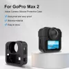 PULUZ Kit 3 em 1 capa de proteção, tampa de objetiva, alça de mão para GoPro Max 2 - preto