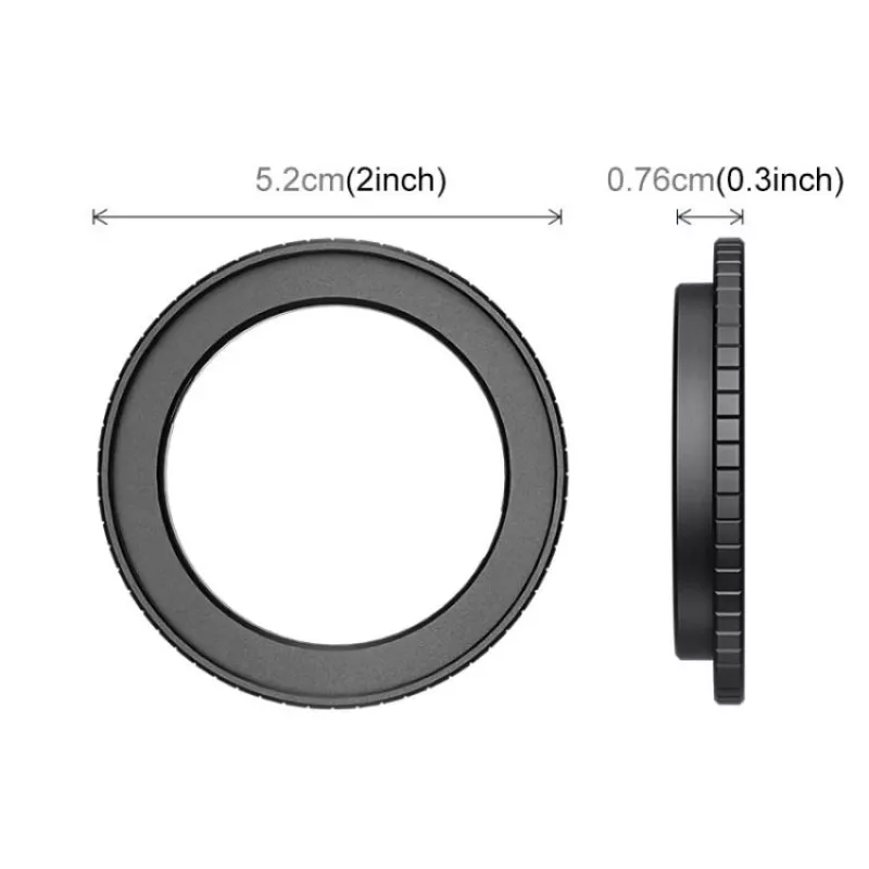 PULUZ Suporte adaptador de filtro 49mm para DJI Osmo Action 6