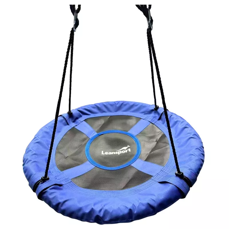 LEAN SPORT Baloiço de jardim ninho de cegonha para crianças azul 80 cm