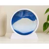 LEAN Imagem 3D Areia Movediça Azul Decoração 360° Branco