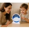 LEAN Imagem 3D Areia Movediça Azul Decoração 360° Branco
