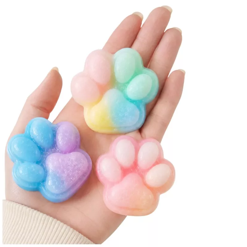 LEAN TOYS Conjunto criativo DIY para fazer squishies pata de gato, 44 peças
