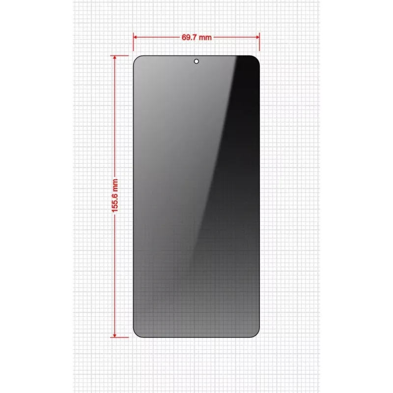 Protetor de ecrã de privacidade GrizzGlass SecretGlass Easy para Xiaomi POCO F6