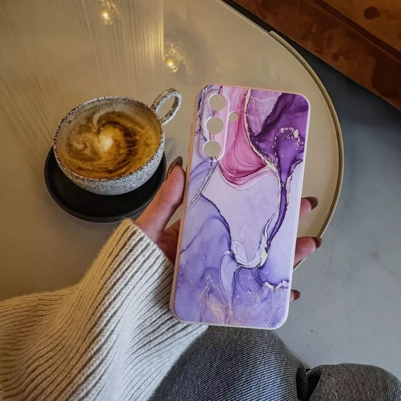 TECH-PROTECT Capa Traseira para Xiaomi Redmi Note 13 Pro 5G / Poco X6 5G, Padrão de Mármore, Branco/Cinzento, TPU Híbrido + PC