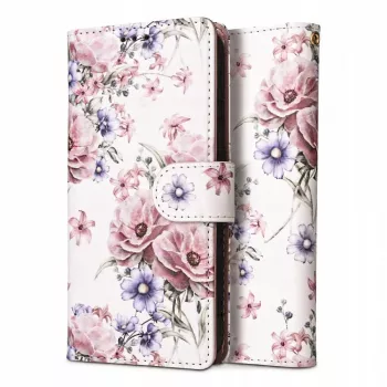 TECH-PROTECT Carteira para Redmi Note 13 Pro 5G / Poco X6 5G com Compartimento para Cartões, Floral