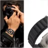 TECH-PROTECT Nylon Pro Bracelete para Apple Watch Series 6/7/8/9/10/SE/Ultra 1/2 (44/45/46/49 mm) Azul-marinho/Cinzento