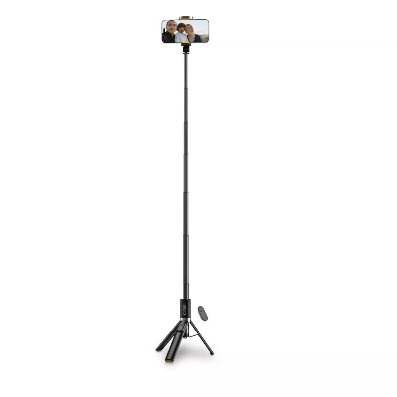 Tech-Protect L08S Pau de Selfie Tripé Preto