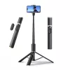 Tech-Protect L08S Pau de Selfie Tripé Preto