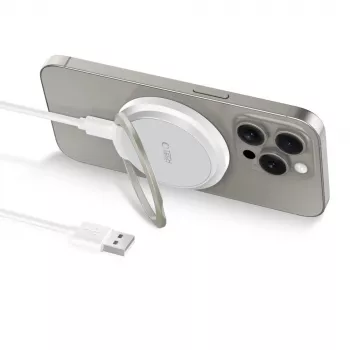 Tech-Protect QI15W-A33 Carregador Sem Fios MagSafe 15W Branco