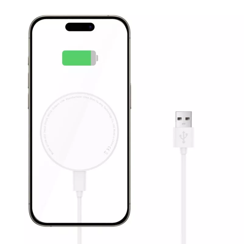 Tech-Protect QI15W-A33 Carregador Sem Fios MagSafe 15W Branco