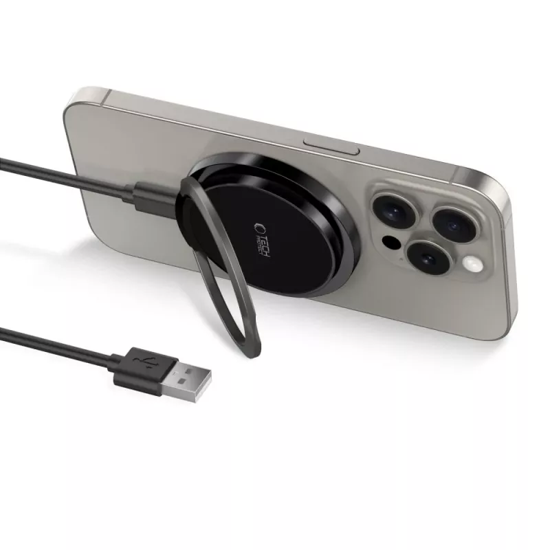 Tech-Protect QI15W-A33 Carregador Sem Fios MagSafe 15W Preto