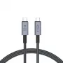 Cabo Type-C TECH-PROTECT ULTRABOOST MAX USB 4.0 8K 40Gbps PD240W 100cm Cinzento