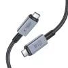 Cabo Type-C TECH-PROTECT ULTRABOOST MAX USB 4.0 8K 40Gbps PD240W 100cm Cinzento