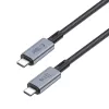 Cabo Type-C TECH-PROTECT ULTRABOOST MAX USB 4.0 8K 40Gbps PD240W 100cm Cinzento