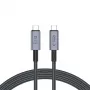 Cabo Type-C TECH-PROTECT ULTRABOOST MAX USB 4.0 8K 40Gbps PD240W 200cm Cinzento