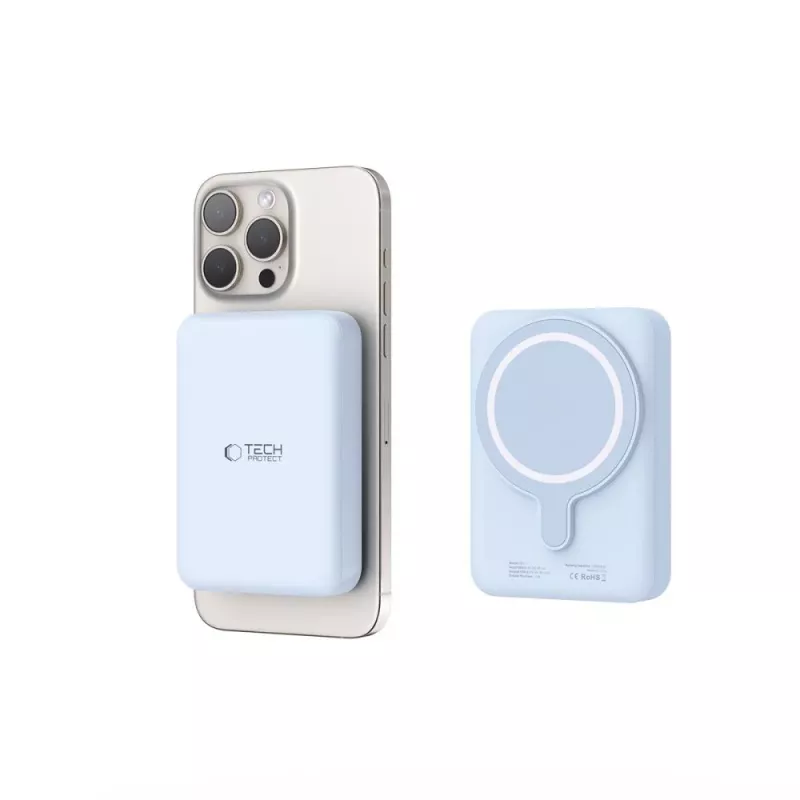 Power bank MagSafe TECH-PROTECT PB11 LIFEMAG 10000mAh Azul
