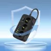 Extensão elétrica TECH-PROTECT PC3X6 3 USB e 3 Type-C e 3 tomadas 200cm Preto