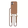 Colar MagSafe Tech-Protect Magnecklace para iPhone 16 Castanho Chocolate