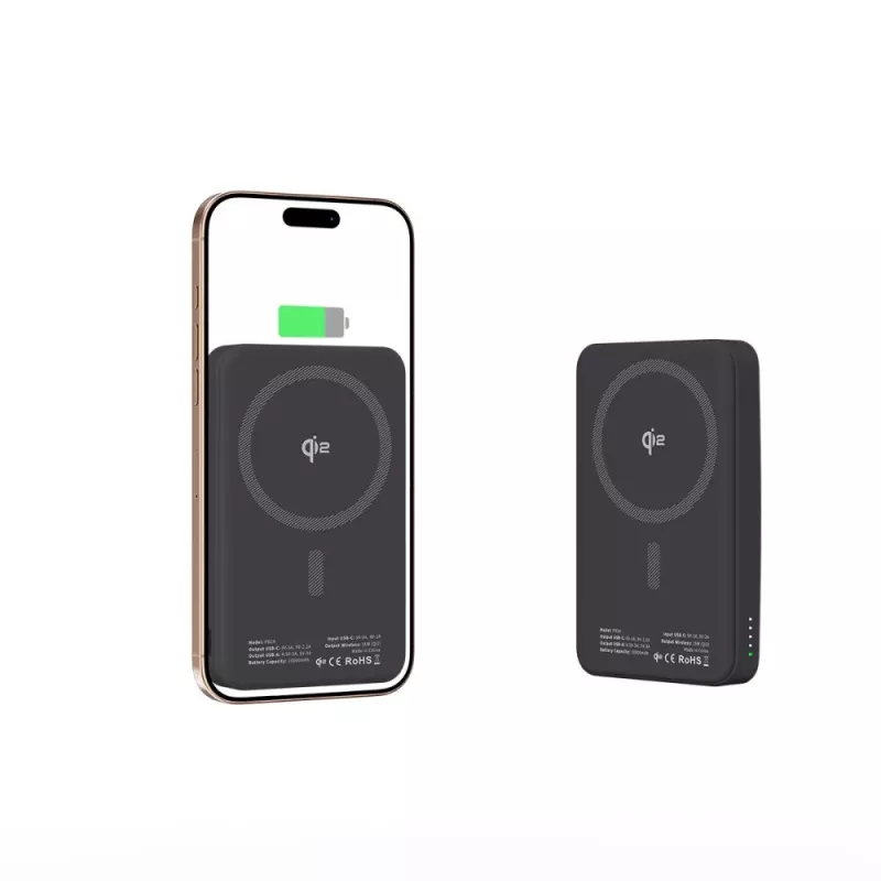 Power bank MagSafe QI2 TECH-PROTECT PB24 LIFEMAG 10000mAh Preto