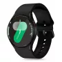 Pulseira de silicone TECH-PROTECT para Samsung Galaxy Watch 4 / 5 / 5 Pro / 6 / 7 / FE Preto