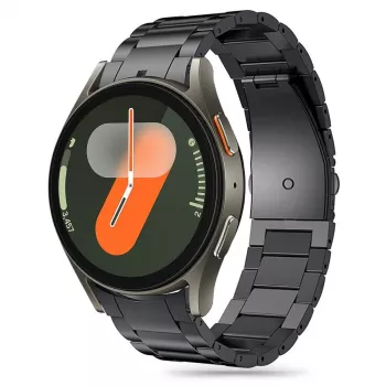 Pulseira de aço inoxidável TECH-PROTECT para Samsung Galaxy Watch 4 / 5 / 5 Pro / 6 / 7 / FE Preto
