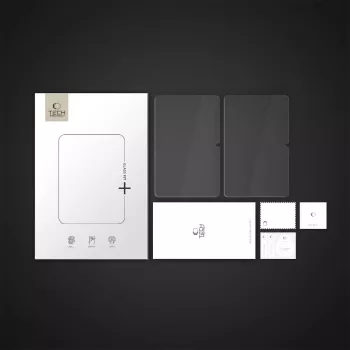 Película protetora de ecrã em vidro temperado Glass Fit+ Tech-Protect para Samsung Galaxy Tab S7/S8/S9 11.0 / S9 FE/S10 FE 10.9 - Transparente (pack de 2)