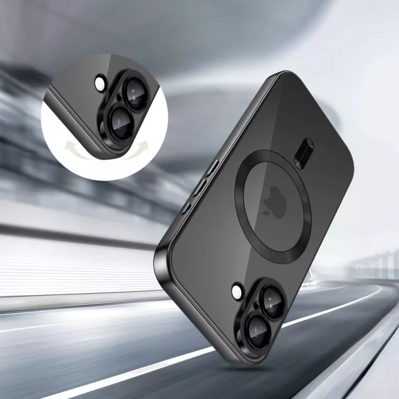Tech-Protect MagFlex MagSafe Capa Traseira para iPhone 17 Preto Brilhante