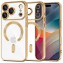 Tech-Protect MagFlex Magsafe Capa para Apple iPhone 17 Pro Max, Dourado Brilhante