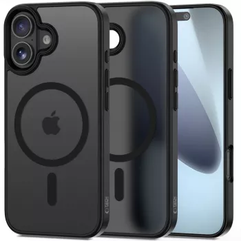 Tech-Protect Magmat Magsafe Capa Traseira para iPhone 17 Preto Mate
