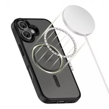 Tech-Protect Magmat Magsafe Capa Traseira para iPhone 17 Preto Mate
