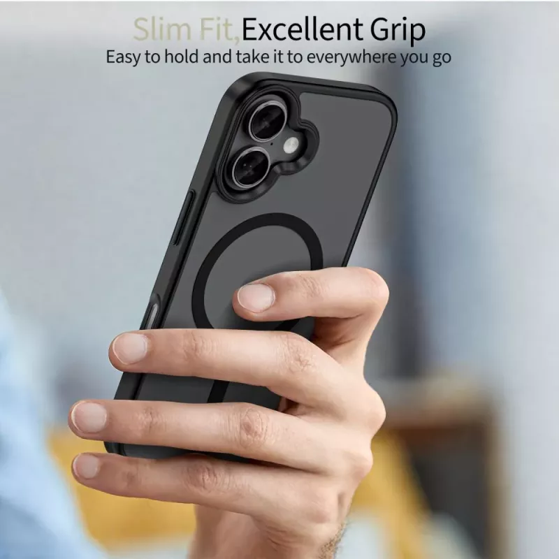 Tech-Protect Magmat Magsafe Capa Traseira para iPhone 17 Preto Mate