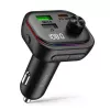 TECH-PROTECT CC07 Carregador de Automóvel 3 Portas PD 54W + Transmissor FM Bluetooth Preto