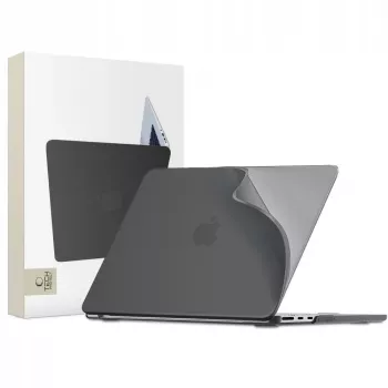 Tech-Protect Smartshell Capa Rígida para MacBook Air 13 M2-M5 2023-2026, Preto Mate