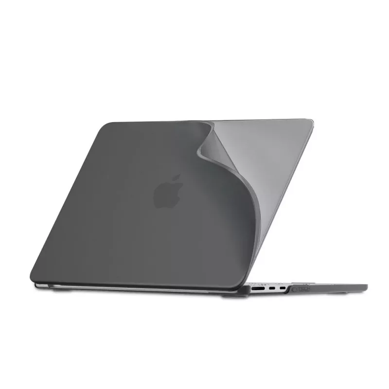 Tech-Protect Smartshell Capa Rígida para MacBook Air 13 M2-M5 2023-2026, Preto Mate