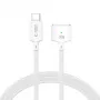 TECH-PROTECT MMC01 UltraBoost Cabo Magnético MacBook USB-C para MagSafe 3 140W 200cm Branco