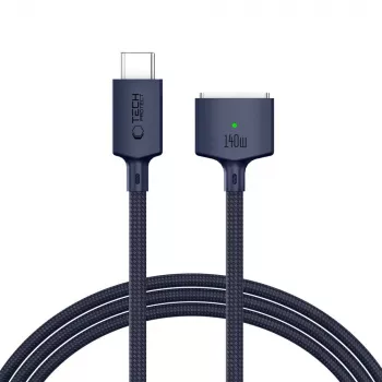 TECH-PROTECT MMC01 ULTRABOOST Cabo Magnético MacBook USB-C para MagSafe 3 140W 2m Azul Meia-Noite