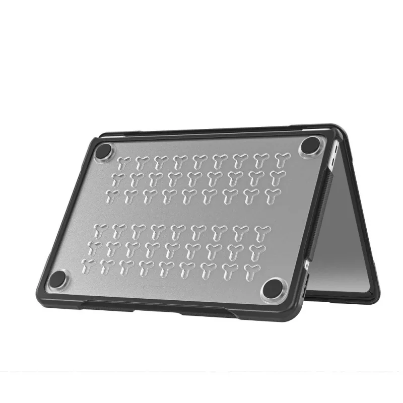 Tech-Protect Velar MacBook Neo 13 2026 Capa Rígida Preto/Transparente Mate