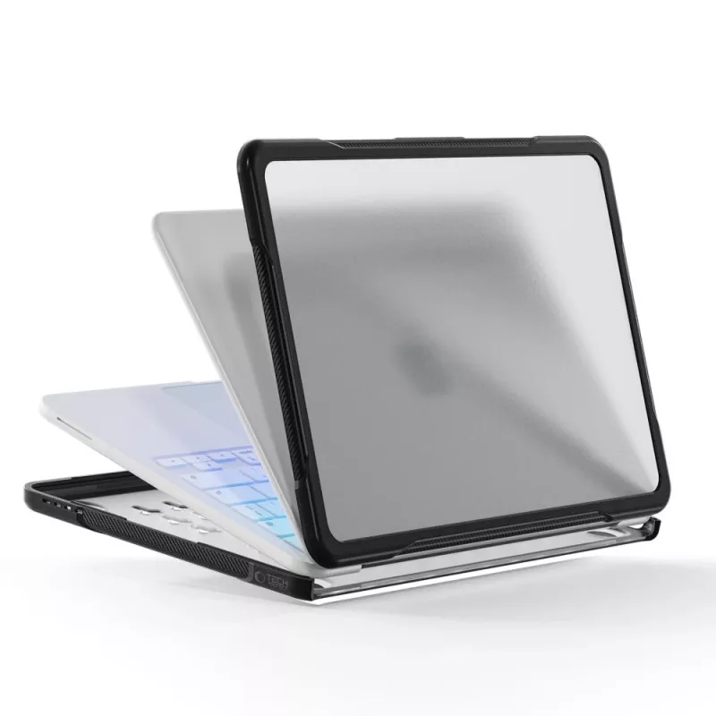 Tech-Protect Velar MacBook Neo 13 2026 Capa Rígida Preto/Transparente Mate