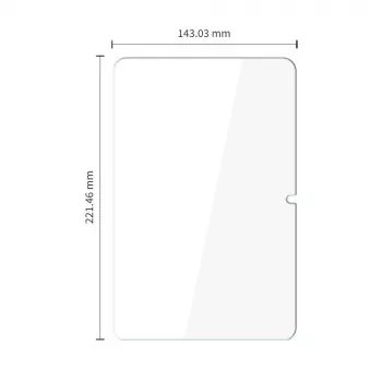 TECH-PROTECT Glass Fit+ Película de Proteção de Ecrã em Vidro Temperado para Xiaomi Redmi Pad 2 9.7 - 2 Unid. Transparente