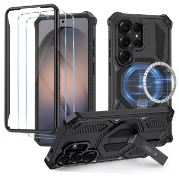 TECH-PROTECT MagBlast MagSafe + Glass 2 Unid. para Samsung Galaxy S26 Ultra Preto
