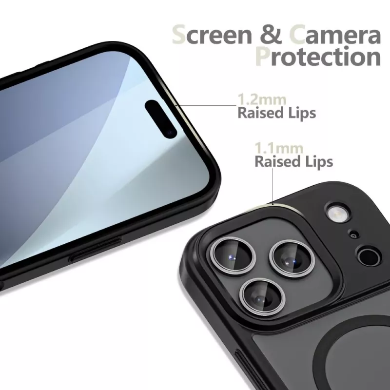 TECH-PROTECT MAGMAT XT 4-SET MAGSAFE IPHONE 17 PRO PRETO MATE