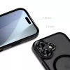Tech-Protect Magcam Capa MagSafe para iPhone 17 Preto mate