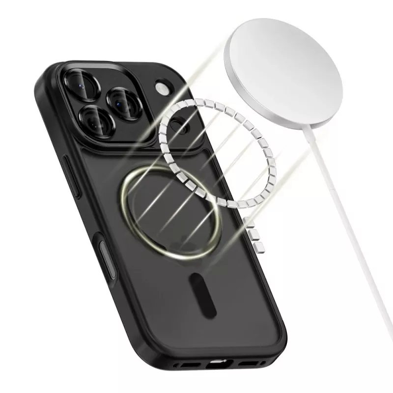 Tech-Protect Magcam MagSafe para iPhone 17 Pro Max Preto mate