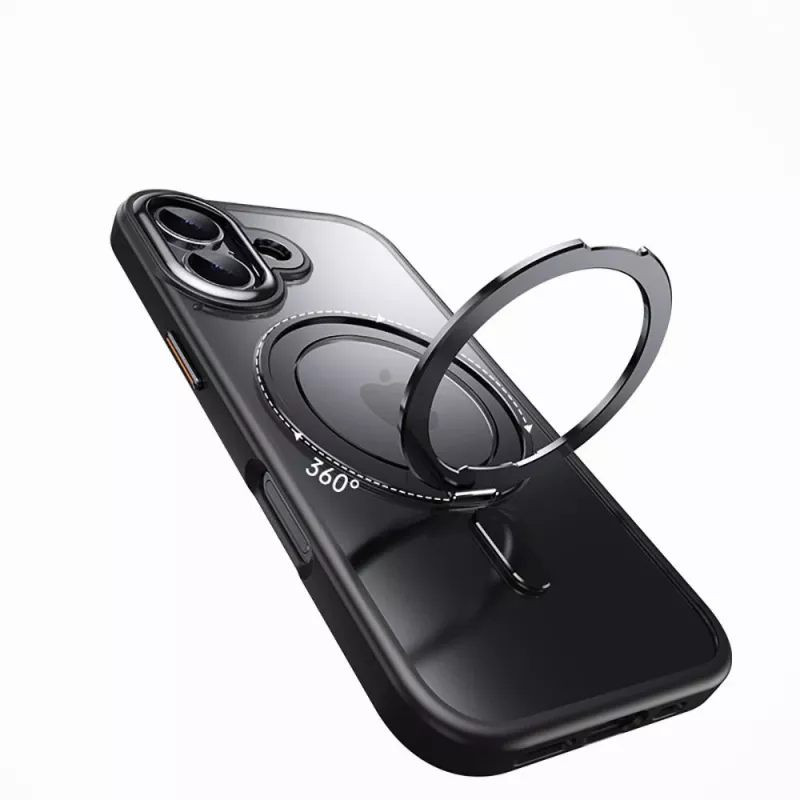 TECH-PROTECT MAGRING Suporte e anel MagSafe para iPhone 17 - Preto