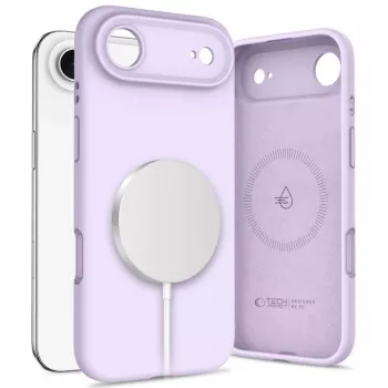 Tech-Protect Silicone Capa MagSafe para Apple iPhone 17 Air - Malva