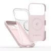 Tech-Protect Silicone Capa MagSafe para Apple iPhone 17 Pro Max, Rosa pérola
